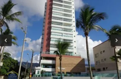 Apartamento com vista lateral para o mar e lazer completo!! - cód: act3404