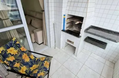 Apartamento de 1 dorm em prédio frente mar - churrasqueira a carvão!