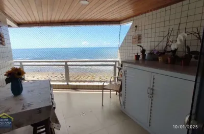 Apartamento frente mar com vista livre e definitiva para o mar! 3 dorms!