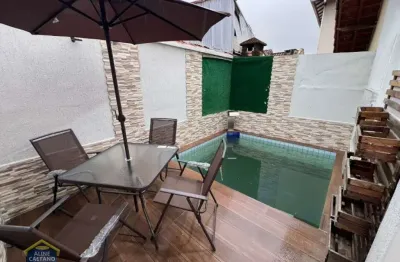 Linda casa térrea geminada - piscina e churrasqueira! parcele direto!