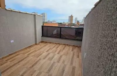 Triplex,3 dorms,  terraço gourmet, 200 metros da praia , apenas r$485 mil.