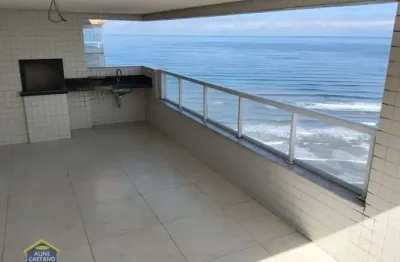 Exclusiva cobertura de luxo com vista para o mar no caiçara!! - cód: act3459