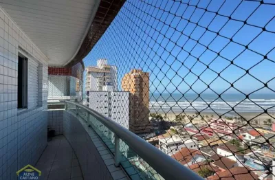 Apartamento 2 dorms 2 vagas andar alto com vista mar - 200mts do mar!