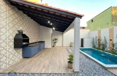 Linda casa alto padrão lado praia 3 dorms na vila tupi - oportunidade!