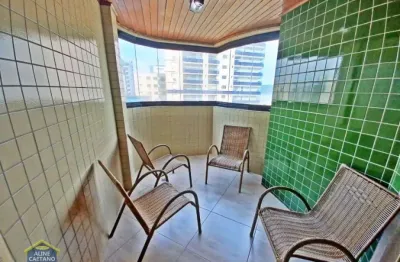 Apartamento com 3 dorms em prédio frente mar na guilhermina - com lazer!