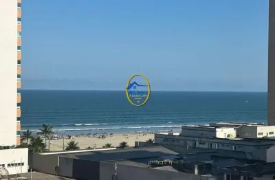 Apartamento com 1 dorm com sacada e vista mar - prédio com elevador - financia!