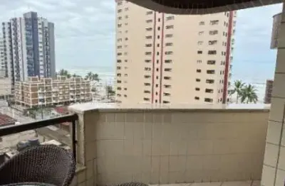 Apto na quadra da praia , 2 dorms 1 suíte, mobiliado apenas r$465 mil.