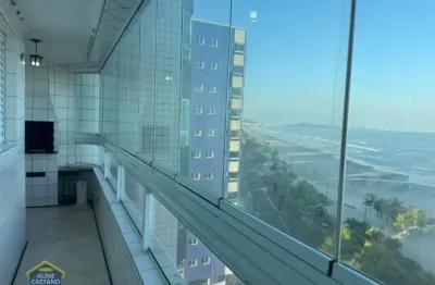 Apartamento 2 dormitórios frente mar com vista total e imperdível