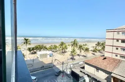 Apartamento com 1 dorm em prédio frente mar - varanda com vista mar!