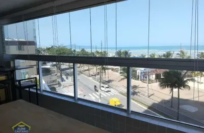 Frente mar 3 dorms colado do novo shopping - apartamento completo com vista imperdível!!