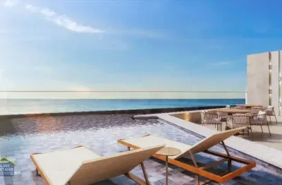 Lançamento frente mar alto padrão na aviação 3 suítes, 2 vagas de garagem privativas!!