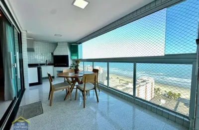 Cobertura Impecável Mobiliada com 4 dorms e Vista Mar - 11 vagas de garagem! Financia!