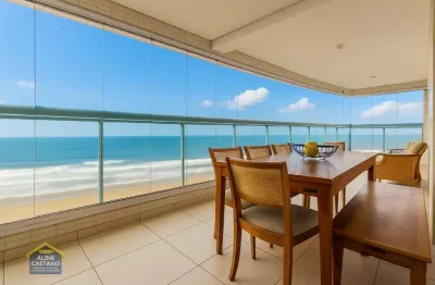 Alto padrão mobiliado com 3 suítes - dependência de empregada - frente mar!! boqueirão!!