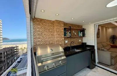 Alto padrão mobiliado com 3 suítes 2 vagas demarcadas  - do ladinho da praia! financia!