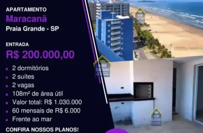 Apartamento com 2 quartos à venda na Rua Maracanã, 151, Balneário Maracanã, Praia Grande