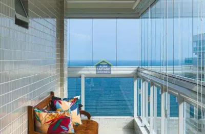 Alto padrão do lado da praia - 3 dorms ampla varanda gourmet - vista mar!!