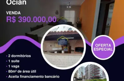 Final de ano na praia!! apartamento 2 dorms com sacada colado da feirinha..