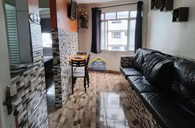 Final de ano coladinho do mar - 1 dormitório 1 quadra da praia na tupi