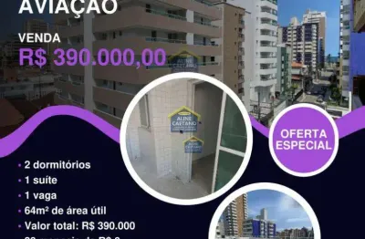 Apartamento com 2 quartos à venda na Rua Aviação, 385, Aviação, Praia Grande