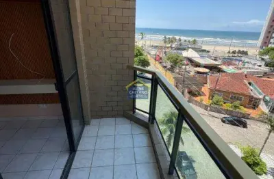 Maravilhoso apartamento 2 quartos com vista para o mar em vila assunção!