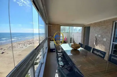 Cobertura de alto padrão à venda na aviação – praia grande, sp | 193m² | 3 suítes | 4 vagas | vista para o mar