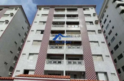 Canto do forte  - apto  02 dorms mobiliado, 200 mts da praia 390 mil
