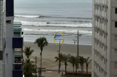 Apartamento 3 dorms 2 vagas - sacada com churrasqueira a carvão e vista mar - ocian