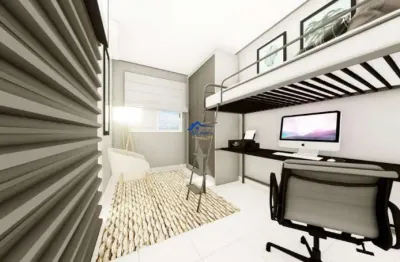 Maravilhoso apartamento 1 quarto à venda no caiçara - praia grande