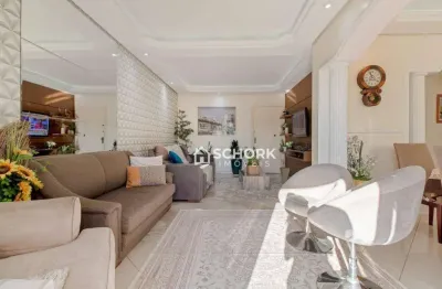 Apartamento com 2 dormitórios à venda, 136 m² por r$ 850.000 - vila formosa - blumenau/sc -edifício linderhof