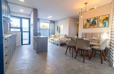 Apartamento com 2 dormitórios à venda, 93 m² por r$ 660.000 - victor konder - blumenau/sc - residencial skyline blue