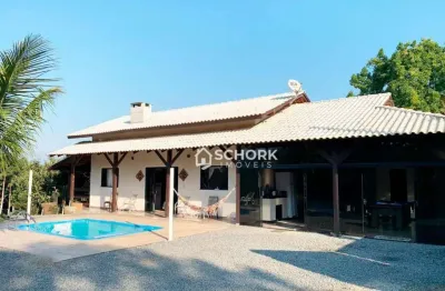 Casa com 3 dormitórios à venda, 150 m² por r$ 550.000,00 - rodeio doze - rodeio/sc