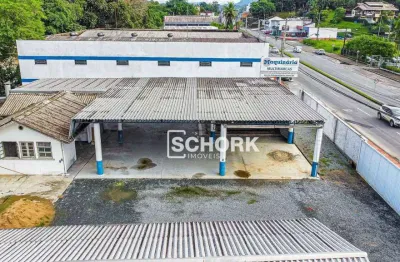 Galpão para alugar, 500 m² por r$ 18.000,00/mês - itoupava norte - blumenau/sc