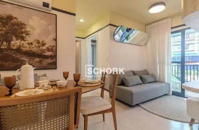 Apartamento com 2 dormitórios à venda, 55 m² por r$ 394.000,00 - vorstadt - blumenau/sc