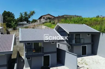 Casa com 3 dormitórios à venda, 103 m² por r$ 490.000,00 - fortaleza - blumenau/sc
