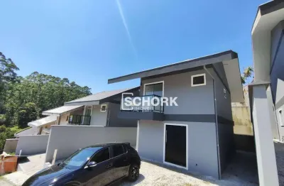 Casa com 3 dormitórios à venda, 103 m² por r$ 490.000,00 - fortaleza - blumenau/sc