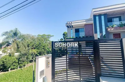 Sobrado com 3 dormitórios à venda, 188 m² por r$ 895.000,00 - fortaleza - blumenau/sc