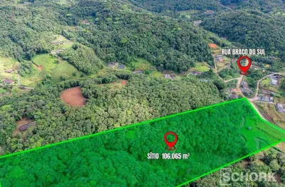 Sítio com 3 dormitórios à venda, 106065 m² por r$ 3.000.000,00 - vila itoupava - blumenau/sc