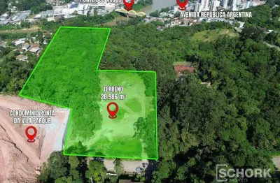 Terreno à venda, 28967 m² por r$ 6.400.000,00 - ponta aguda - blumenau/sc