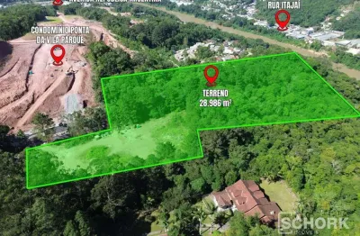 Terreno à venda, 28967 m² por r$ 6.400.000,00 - ponta aguda - blumenau/sc
