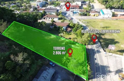 Terreno à venda, 2806 m² por r$ 1.600.000,00 - itoupava central - blumenau/sc