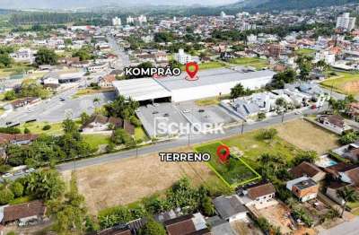 Terreno à venda, 564 m² por r$ 285.000,00 - das nações - timbó/sc