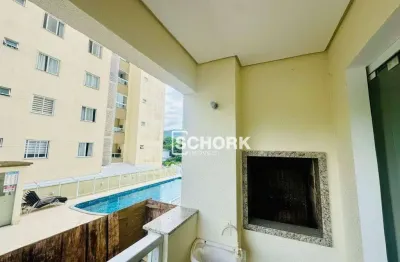 Apartamento com 2 dormitórios à venda, 59 m² por r$ 285.000,00 - itoupava central - blumenau/sc