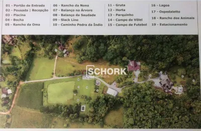 Sítio com 10 dormitórios à venda, 380257 m² por r$ 5.000.000,00 - mulde - timbó/sc