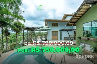 Casa com 3 dormitórios à venda, 286 m² por r$ 750.000,00 - itoupavazinha - blumenau/sc
