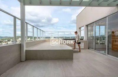 Cobertura com 3 dormitórios à venda, 318 m² por r$ 5.250.000,00 - vila nova - blumenau/sc