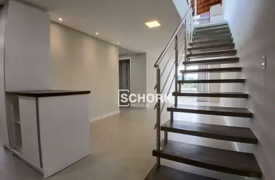 Apartamento duplex com 2 dormitórios para alugar, 150 m² por r$ 4.260/mês - velha - blumenau/sc
