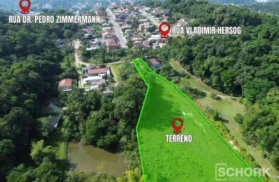 Terreno à venda, 15161 m² por r$ 1.500.000,00 - itoupava central - blumenau/sc