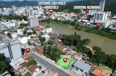 Terreno à venda, 360 m² por r$ 750.000,00 - ponta aguda - blumenau/sc