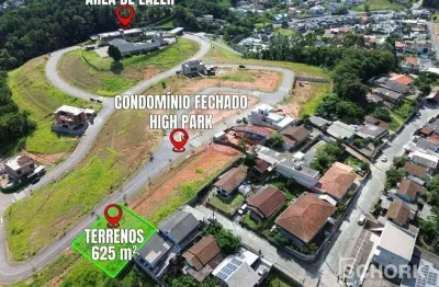 Terreno à venda, 625 m² por r$ 1.398.000,00 - itoupava norte - blumenau/sc