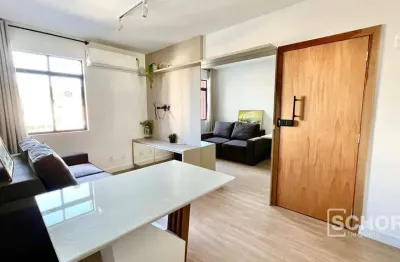 Apartamento com 1 dormitório para alugar, 30 m² por r$ 2.670,00/mês - centro - blumenau/sc